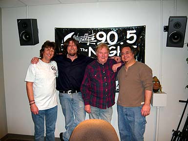 Ian & Dave at the Radio Station in NJ
